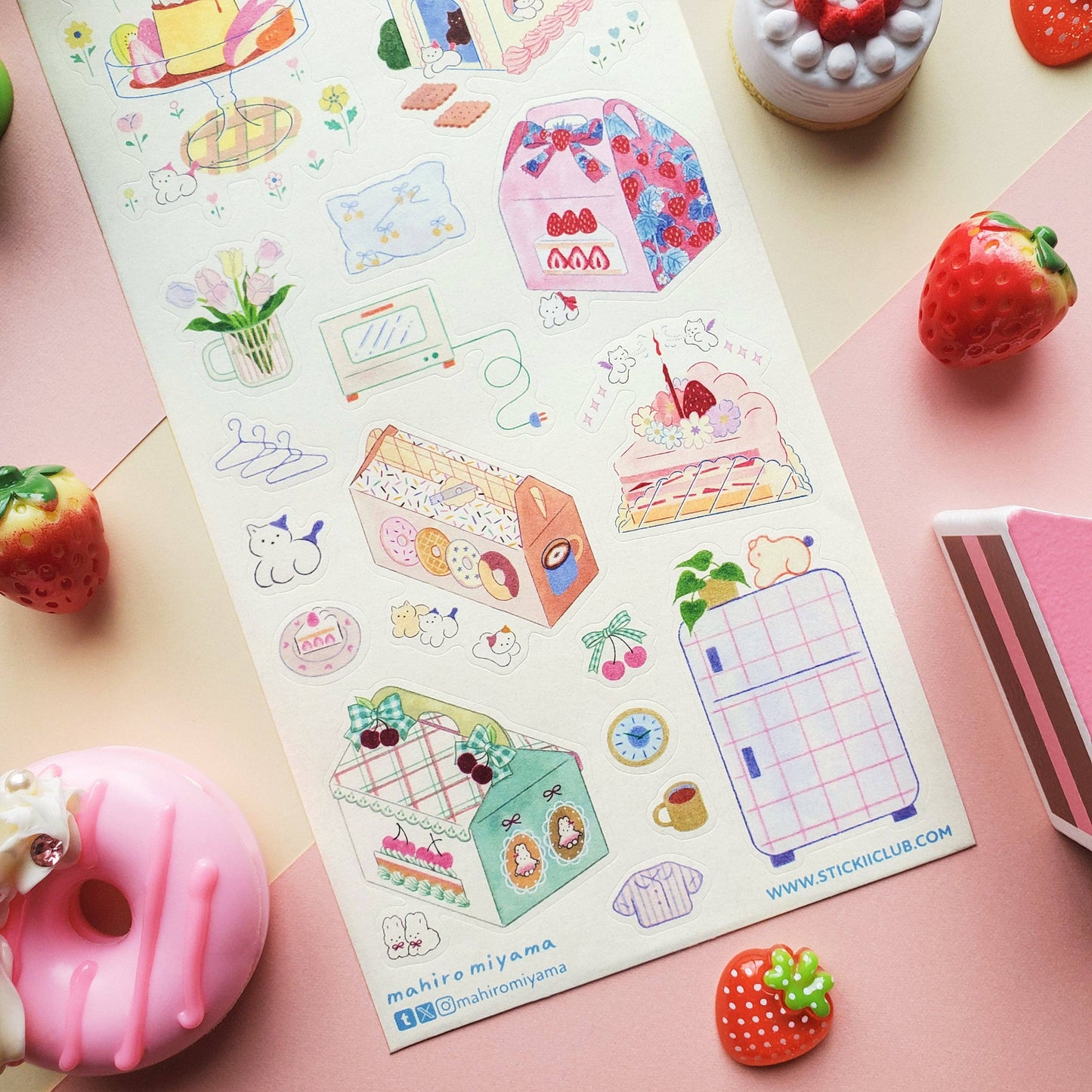 Pastel Pastry Dreams Sticker Sheet