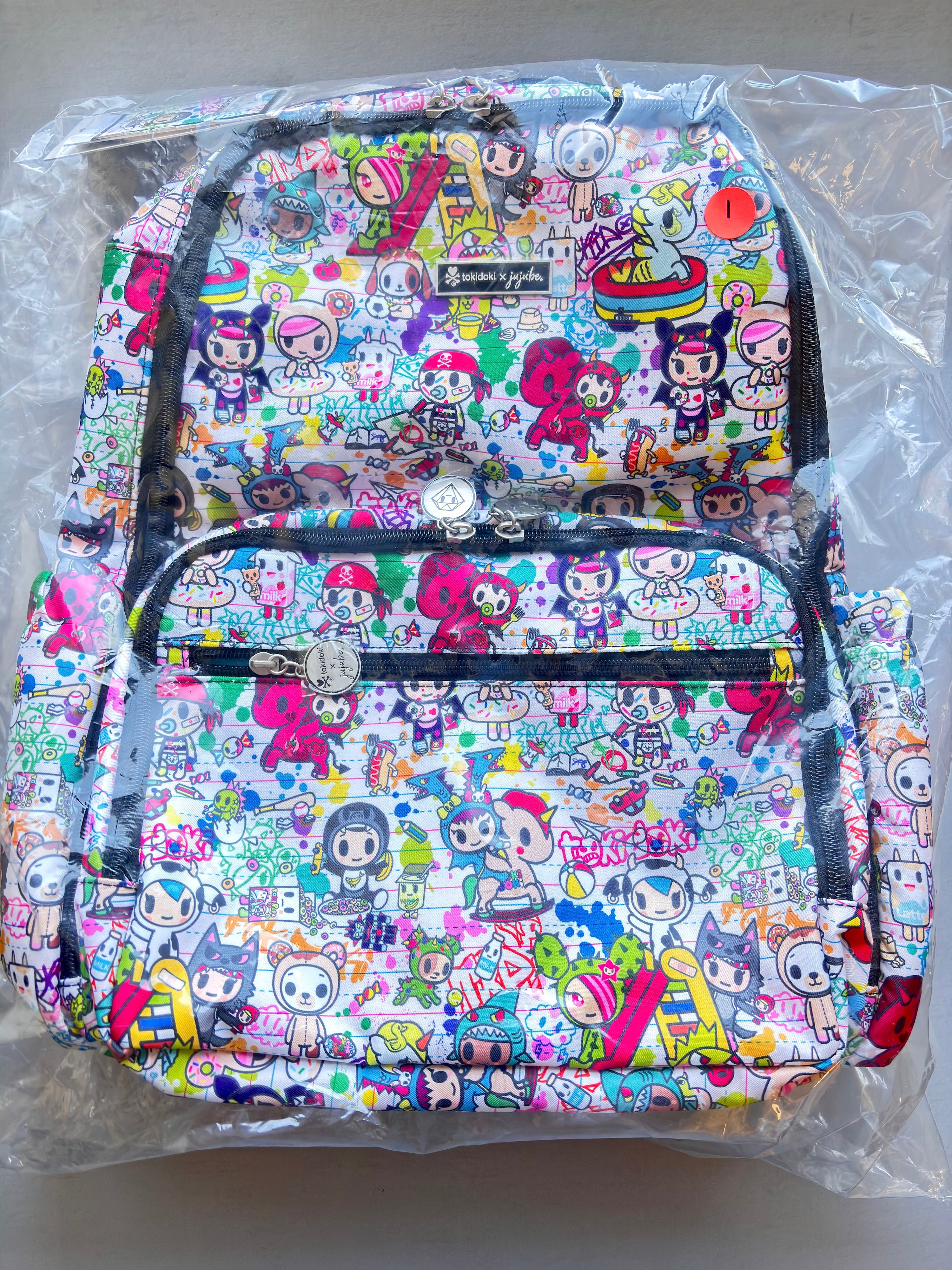 Tokidoki Little Terrors Zealous Backpack [1] – A Yellow Giraffe