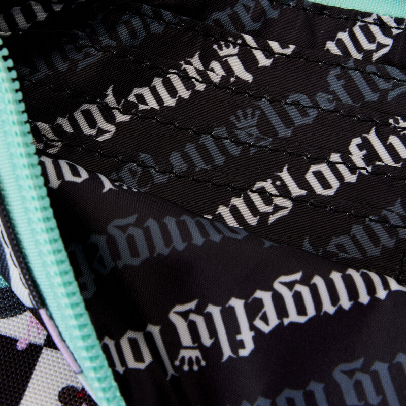 Loungefly x Disney: Mickey & Minnie Date Night Diner Nylon Zipper Pouch Wristlet