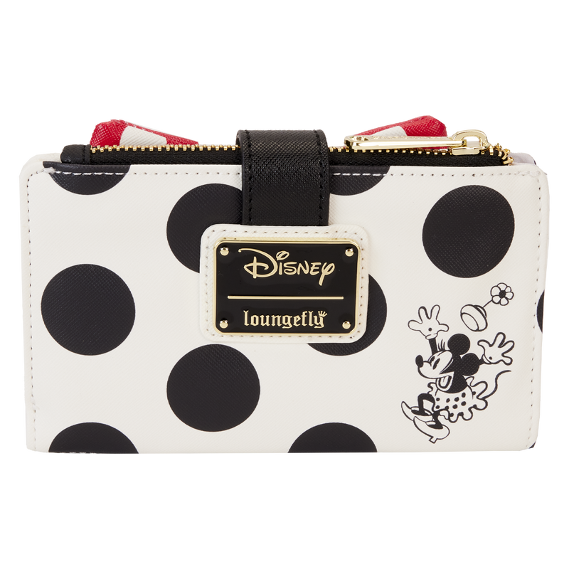 Disney Minnie Mouse Rocks the Dots Classic Flap Wallet