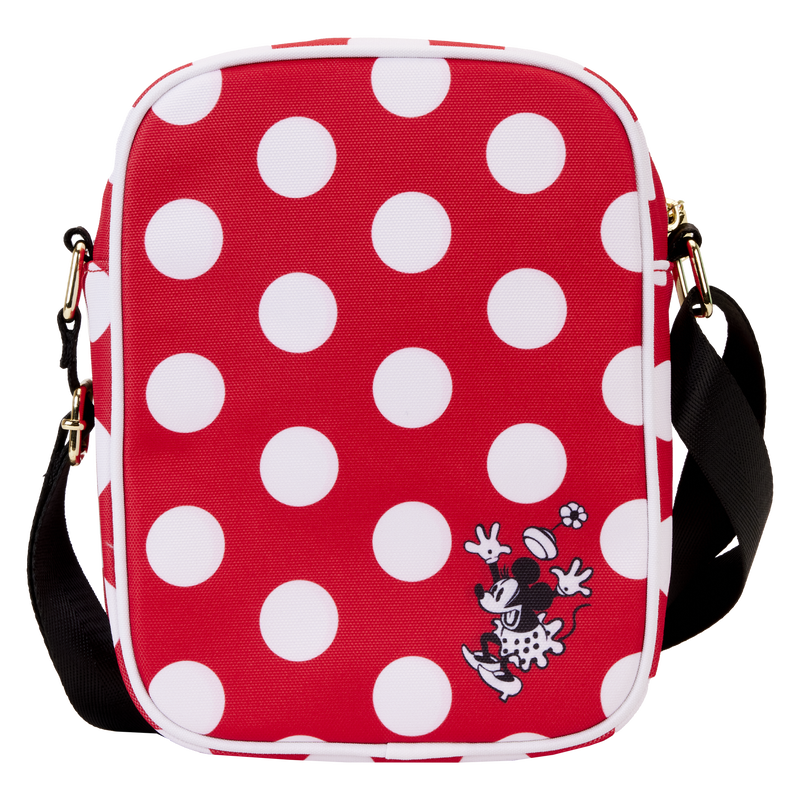 Loungefly x Disney: Minnie Mouse Rocks the Dots Nylon Passport Bag