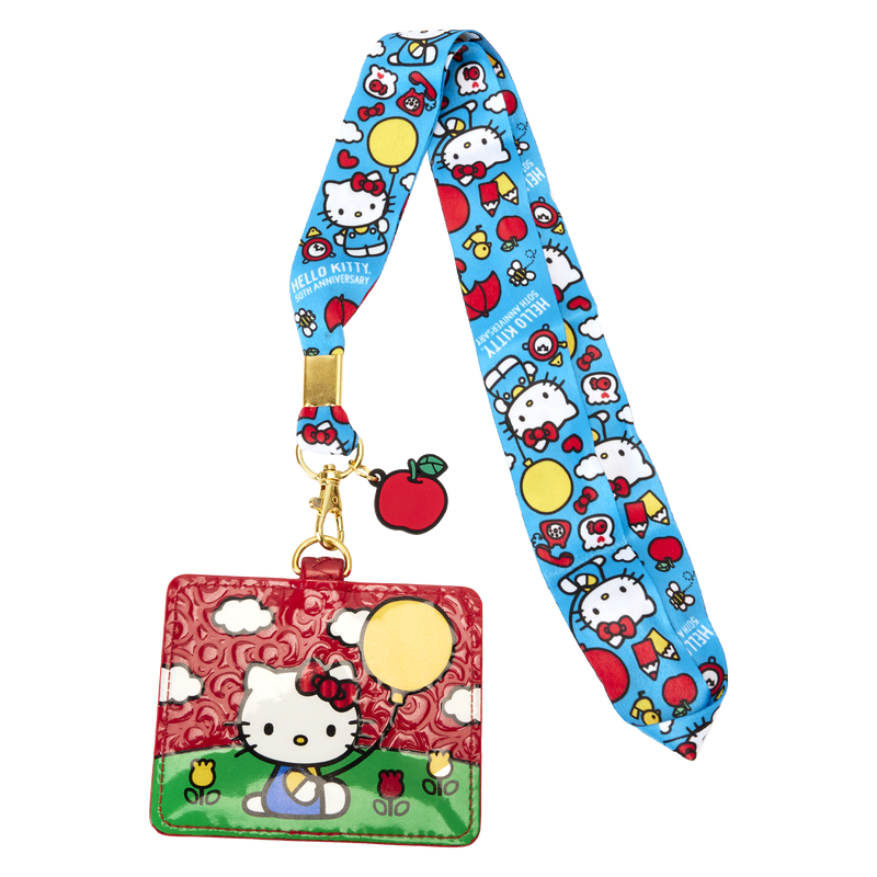 Sanrio Hello Kitty 50th Anniversary Lanyard with Cardholder