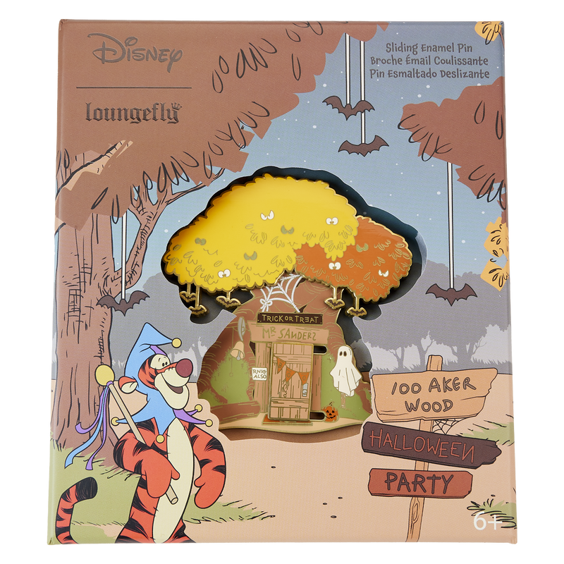 Loungefly x Disney: Winnie the Pooh Halloween Costume 3" Sliding Pin Collector Box