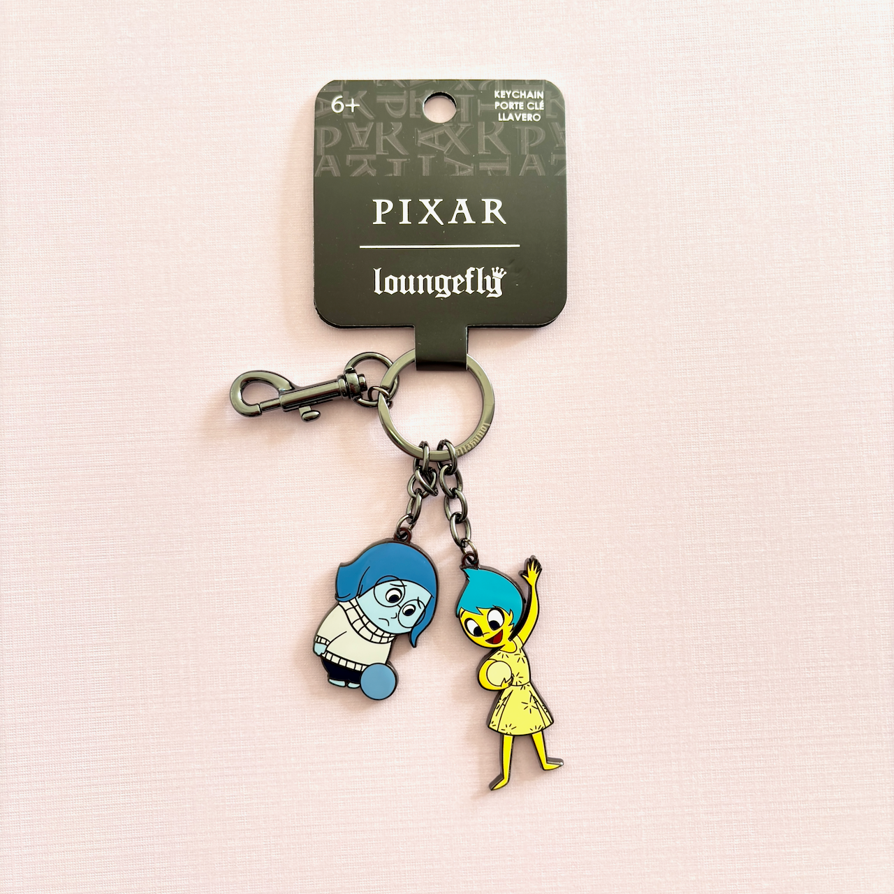 Loungefly x Pixar: Inside Out Joy & Sadness Keychain