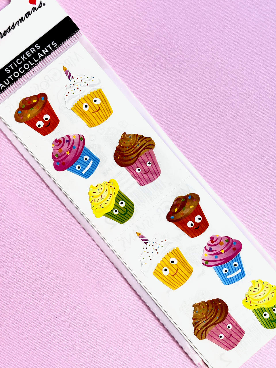 Mrs. Grossman's Stickers: Cutie Cupcakes