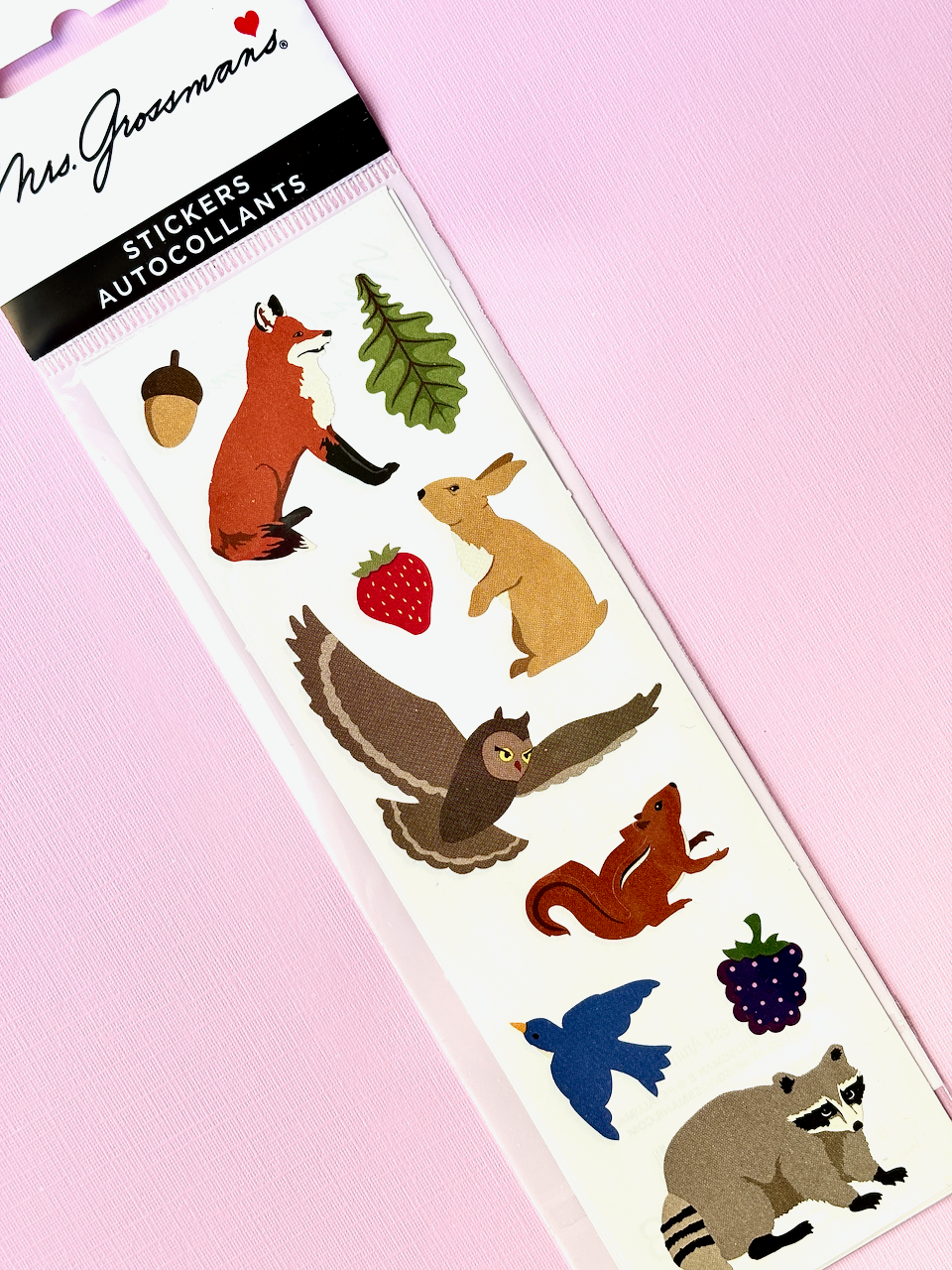 Mrs. Grossman's Stickers: Forest Animals