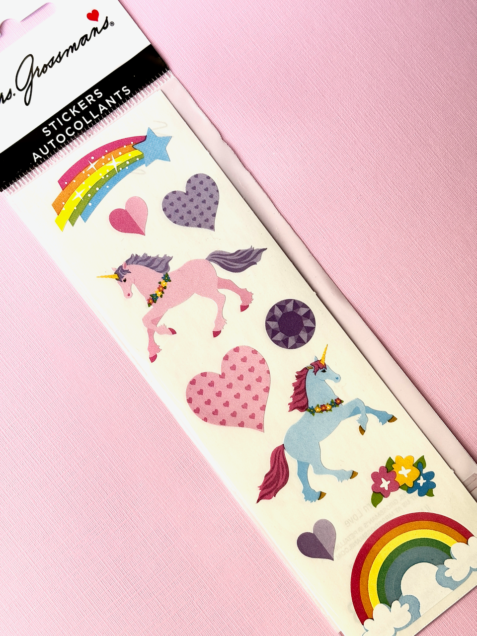 Mrs. Grossman's Stickers: Unicorn Love