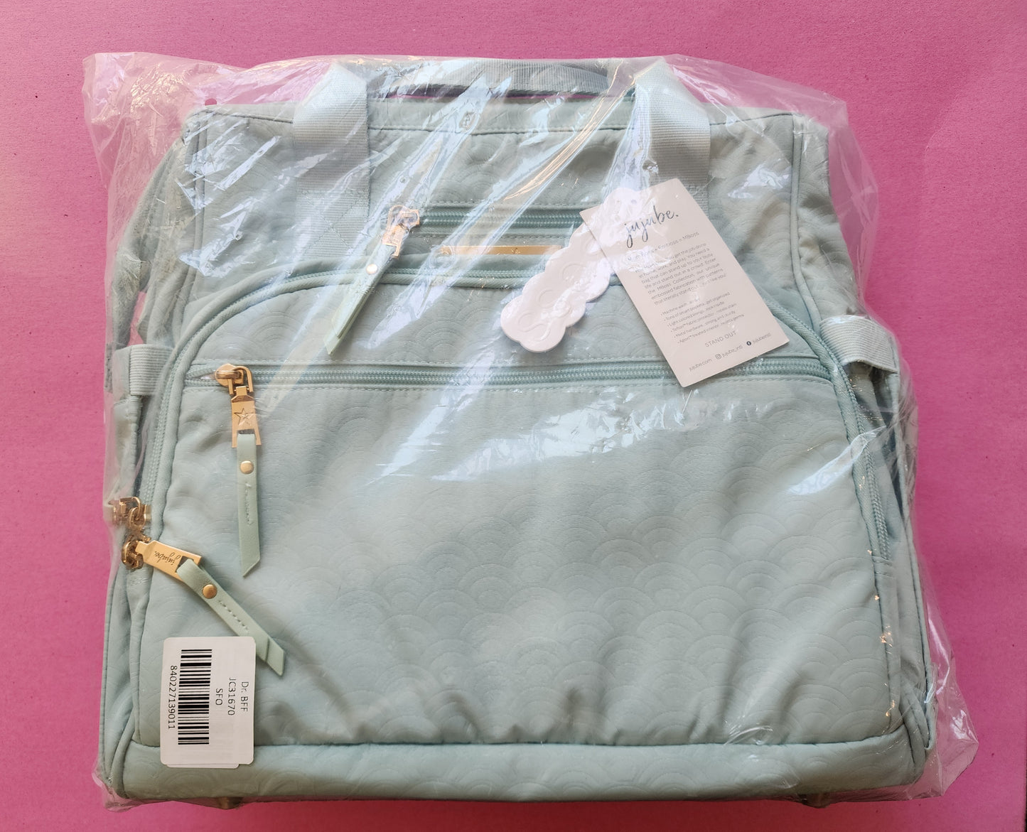 Jujube MBoss Stay Salty Seafoam Dr. BFF Diaper/Travel Bag