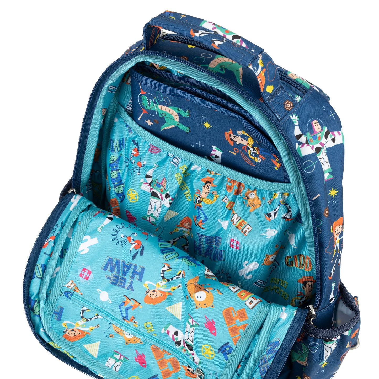 Jujube Disney Pixar Be Packed backpack large compartment interior