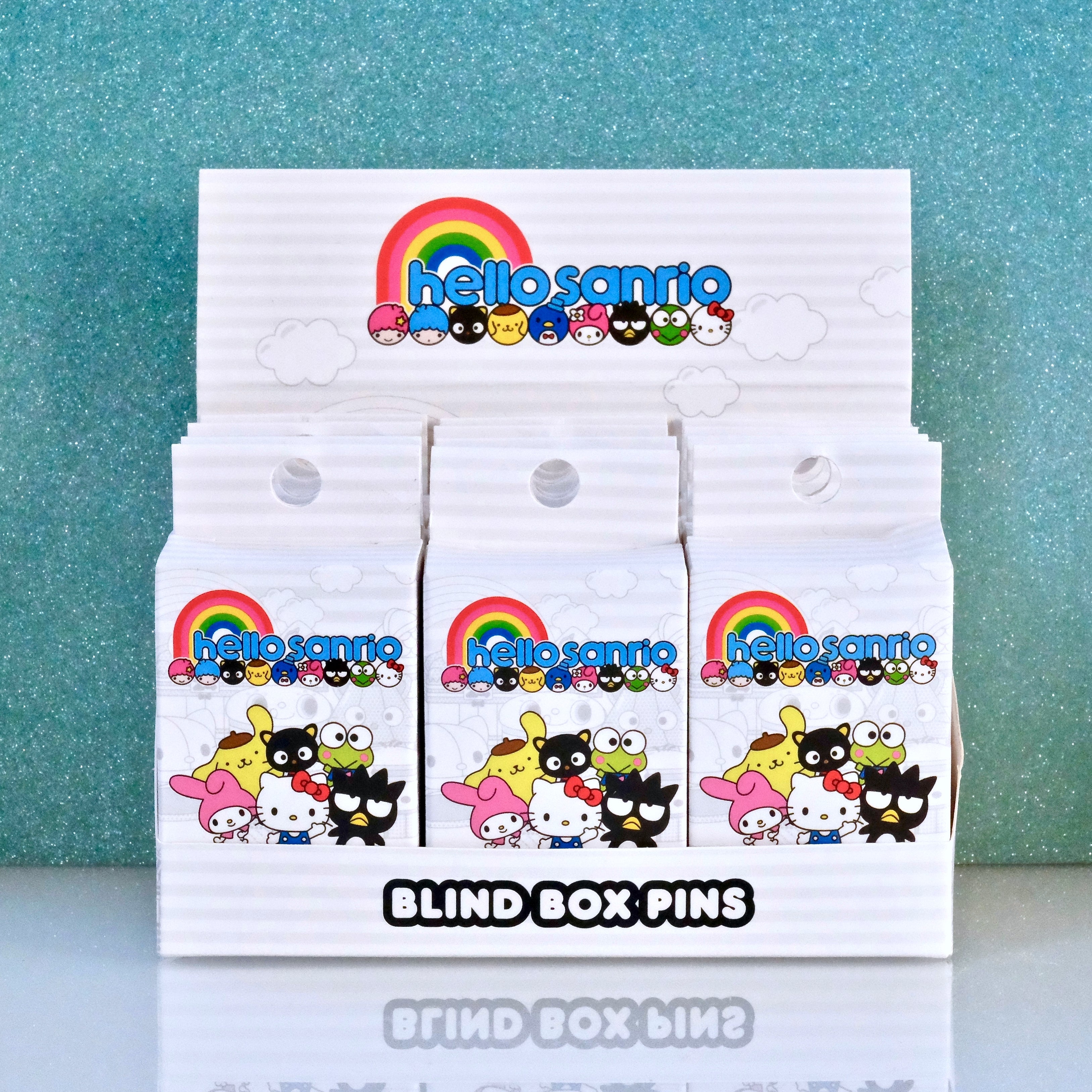 hello kitty backpack pins Loungefly Sanrio Kawaii Surprise Blind Box Pin 3cm tall My pin collection and school