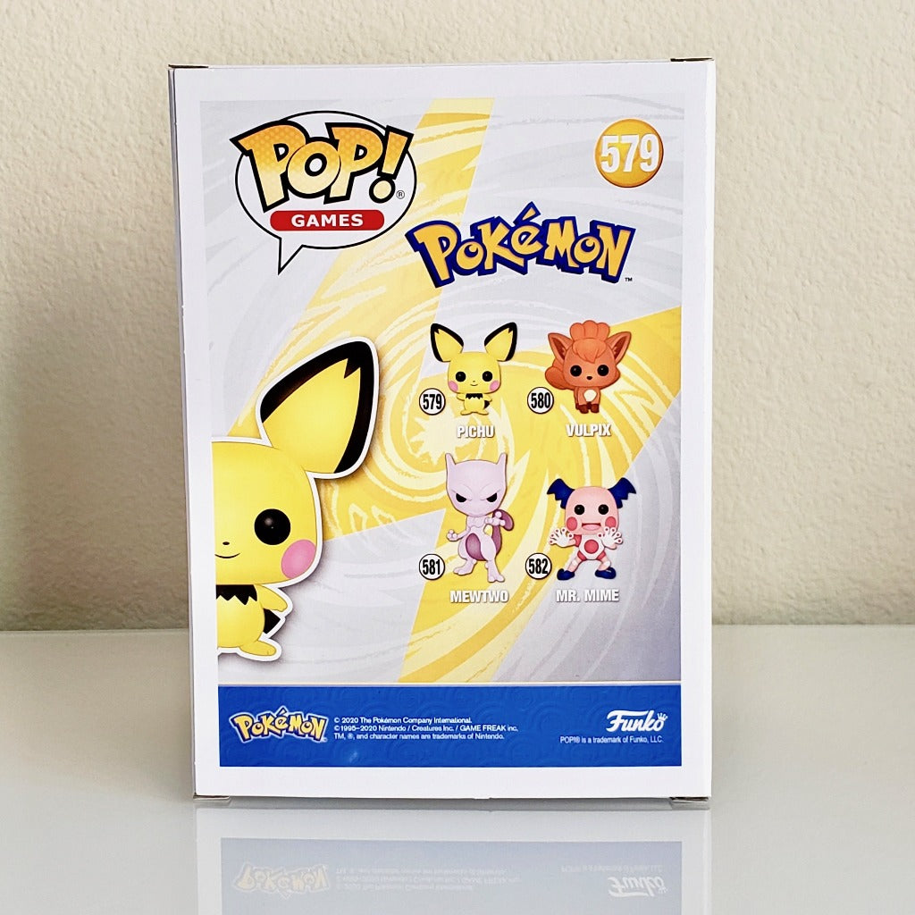 Funko POP! Pichu back box view