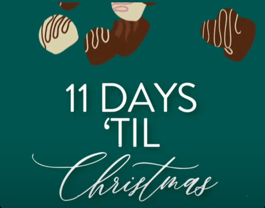 Countdown to Christmas picture of chocolate truffles 