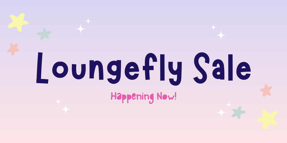 our biggest Loungefly Sale including Disney, Sanrio, and more at www.ayellowgiraffe.com