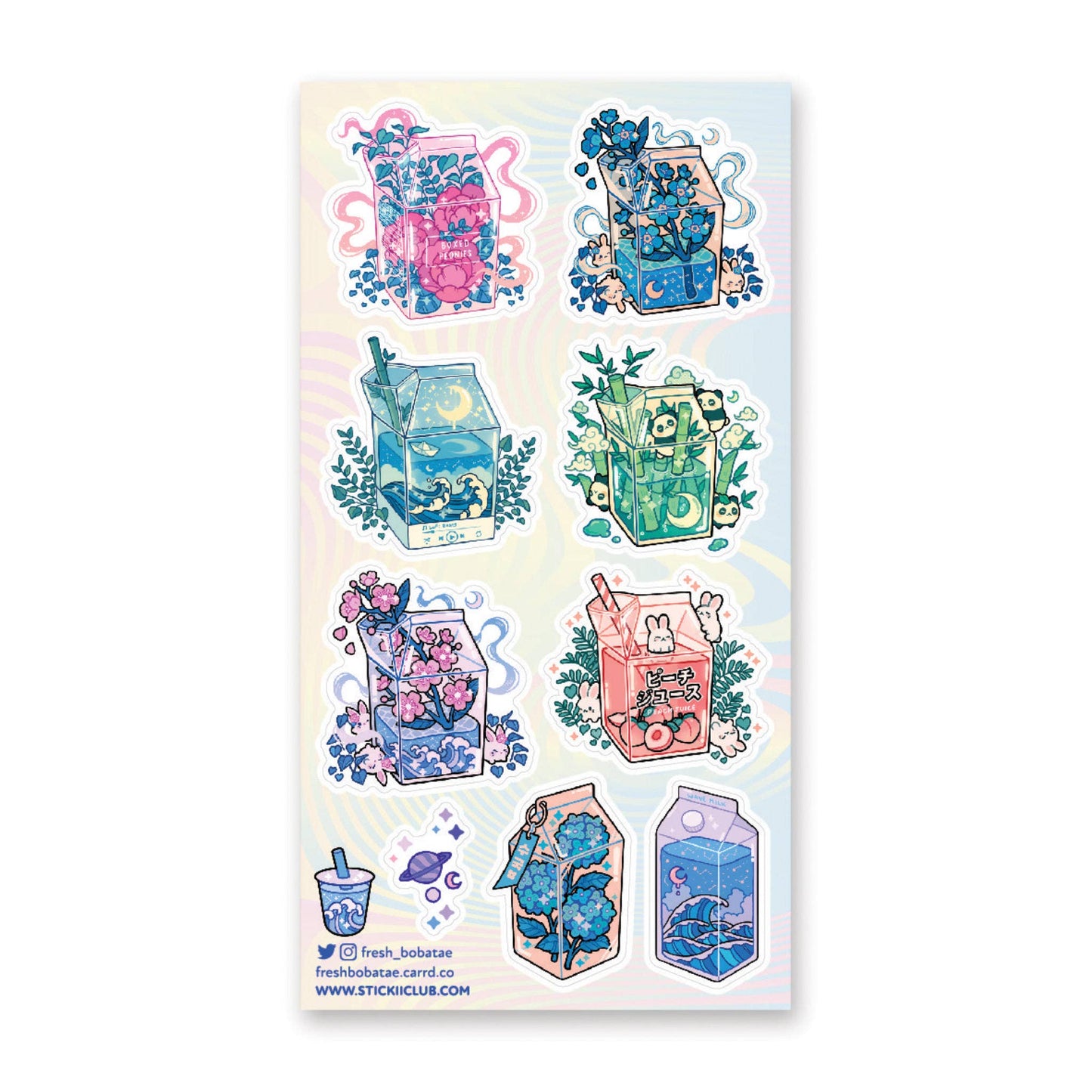 Dreamy Drinks Sticker Sheet