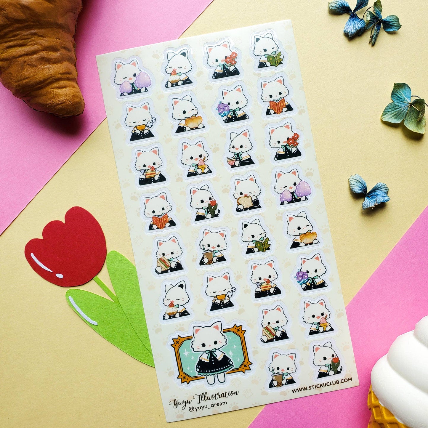 Snack Time Sticker Sheet