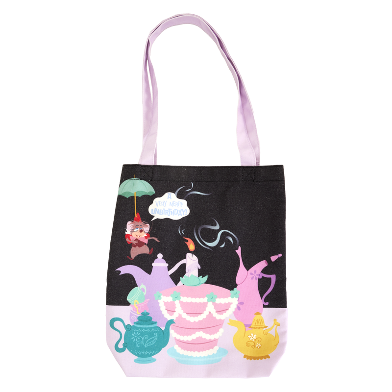 Loungefly x Disney: Alice in Wonderland Unbirthday Canvas Tote Bag