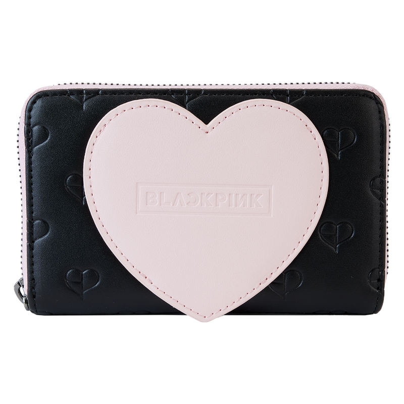 BLACKPINK Heart Zip Around Wallet