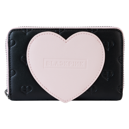 BLACKPINK Heart Zip Around Wallet