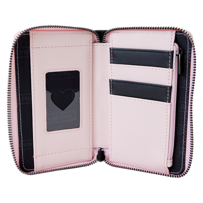 BLACKPINK Heart Zip Around Wallet