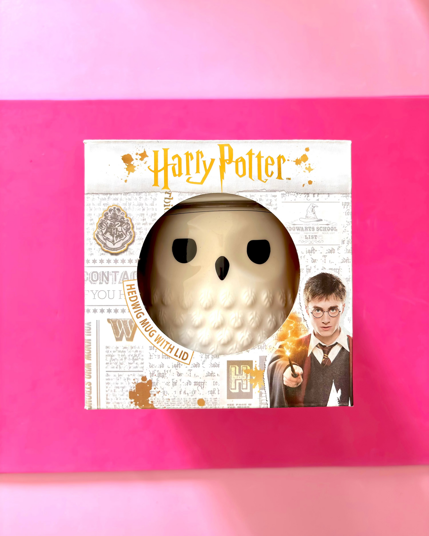 Harry Potter: Hedwig Ceramic Mug with Lid
