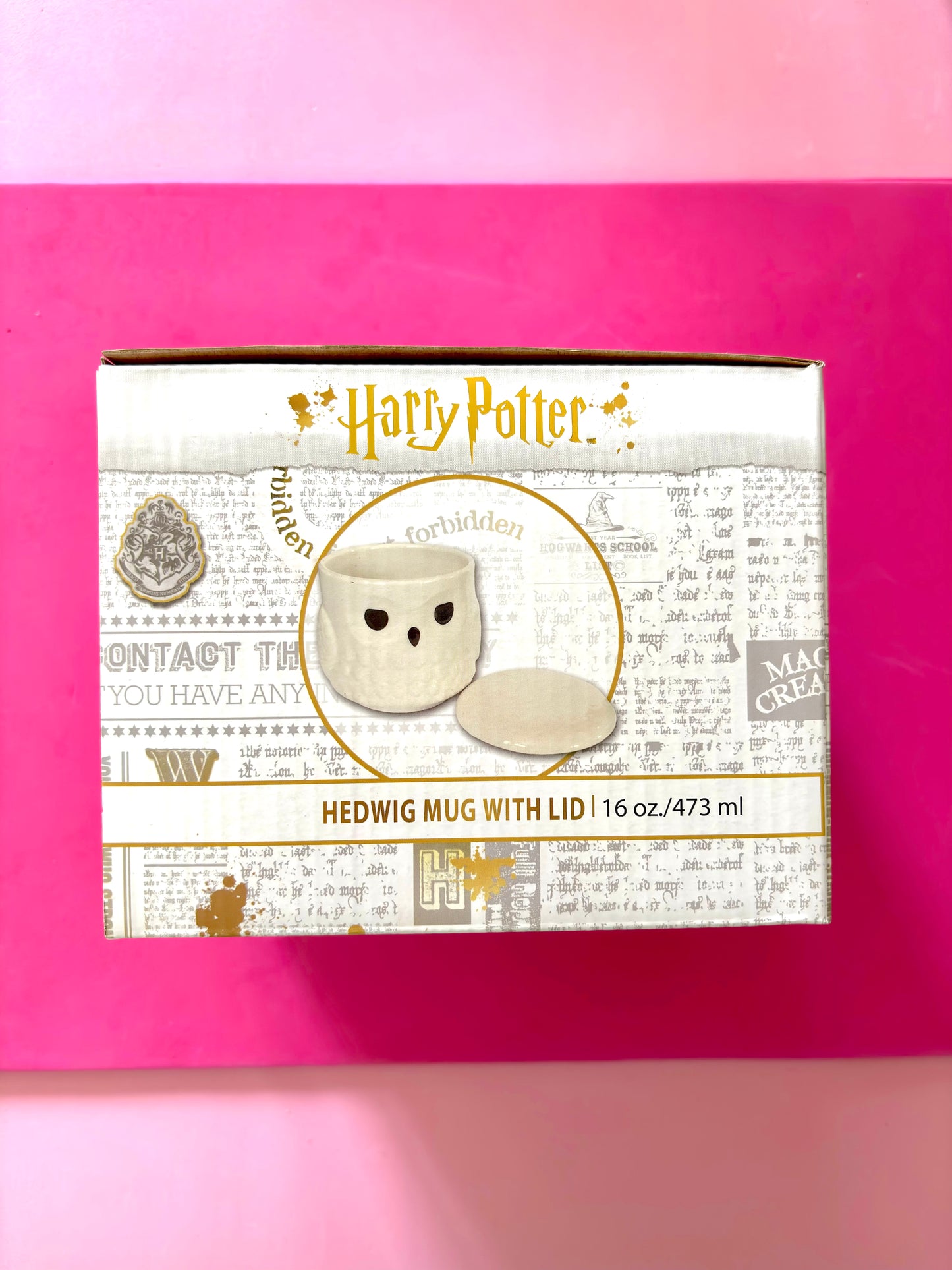 Harry Potter: Hedwig Ceramic Mug with Lid
