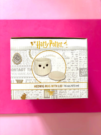 Harry Potter: Hedwig Ceramic Mug with Lid
