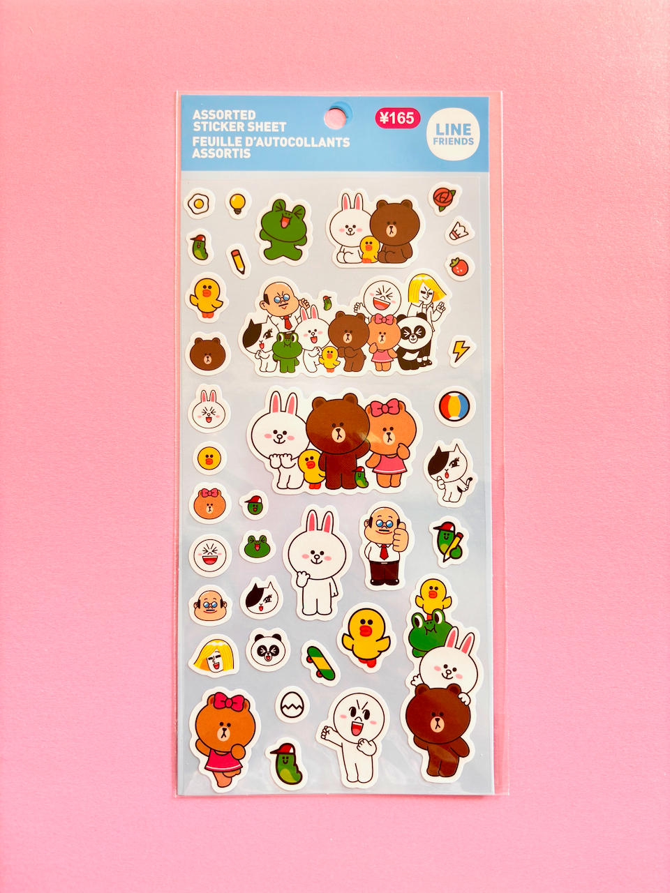 Brown & Friends + Cony Sticker Set