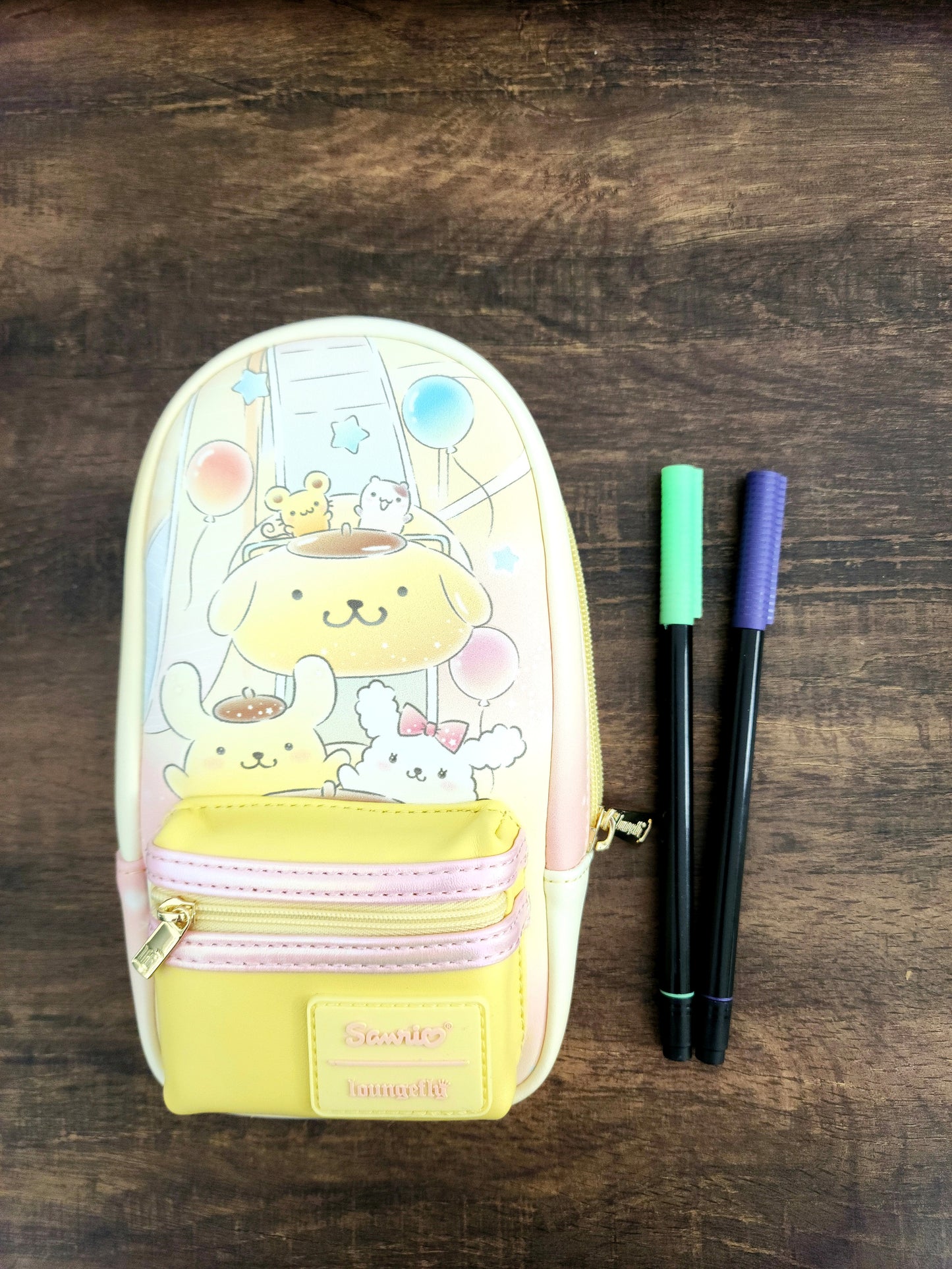 Sanrio Stationery Pompompurin Carnival Pencil/Storage Case