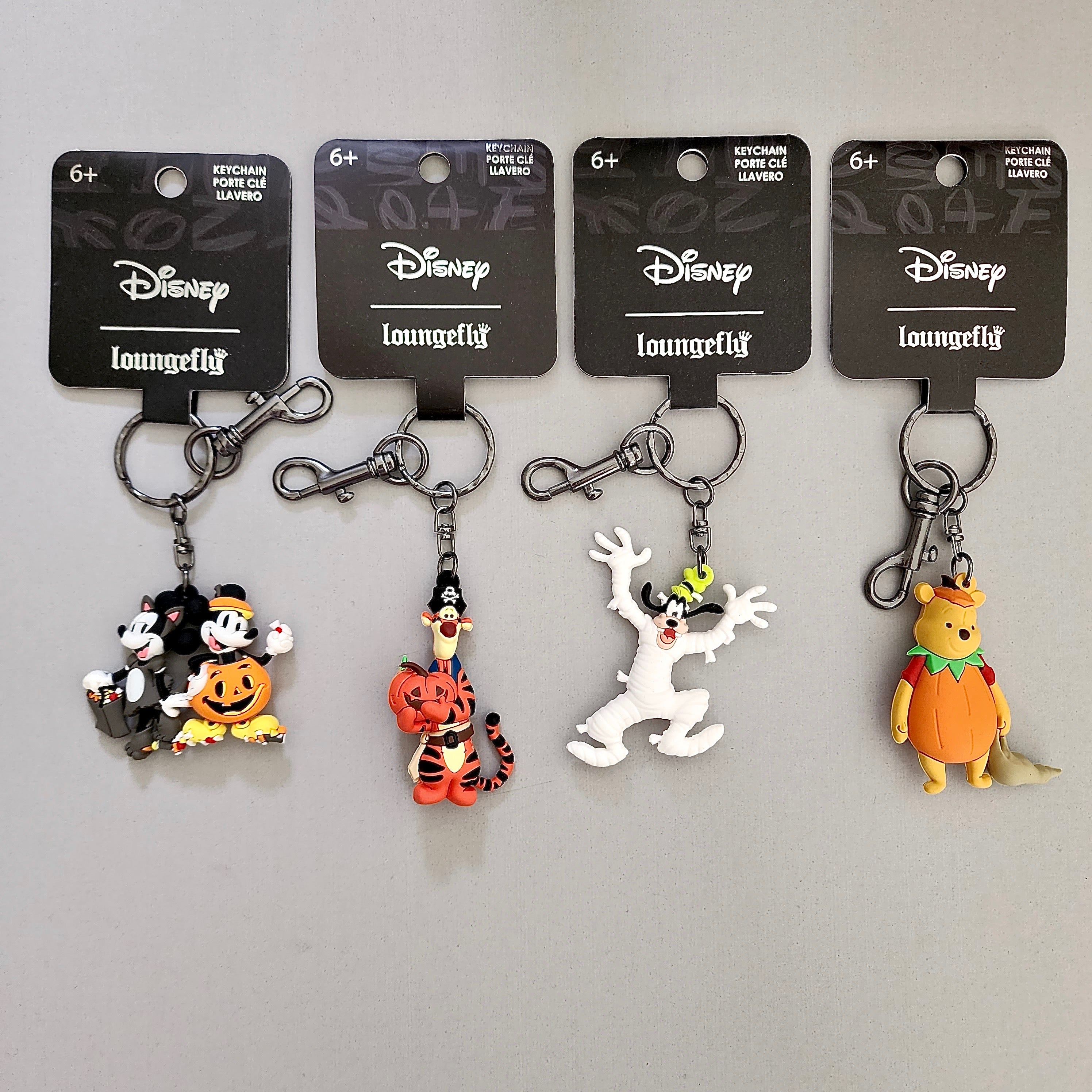 Loungefly x Disney: Halloween 3D Molded Character Keychains