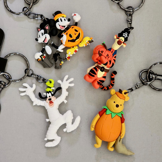 Disney Halloween 3D Molded Character Keychains