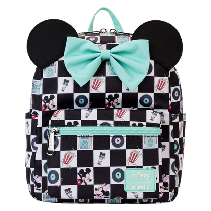 Loungefly x Disney: Mickey & Minnie Date Night Diner Nylon Mini Backpack