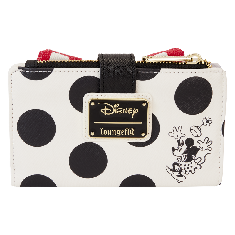 Loungefly x Disney: Minnie Mouse Rocks the Dots Classic Flap Wallet