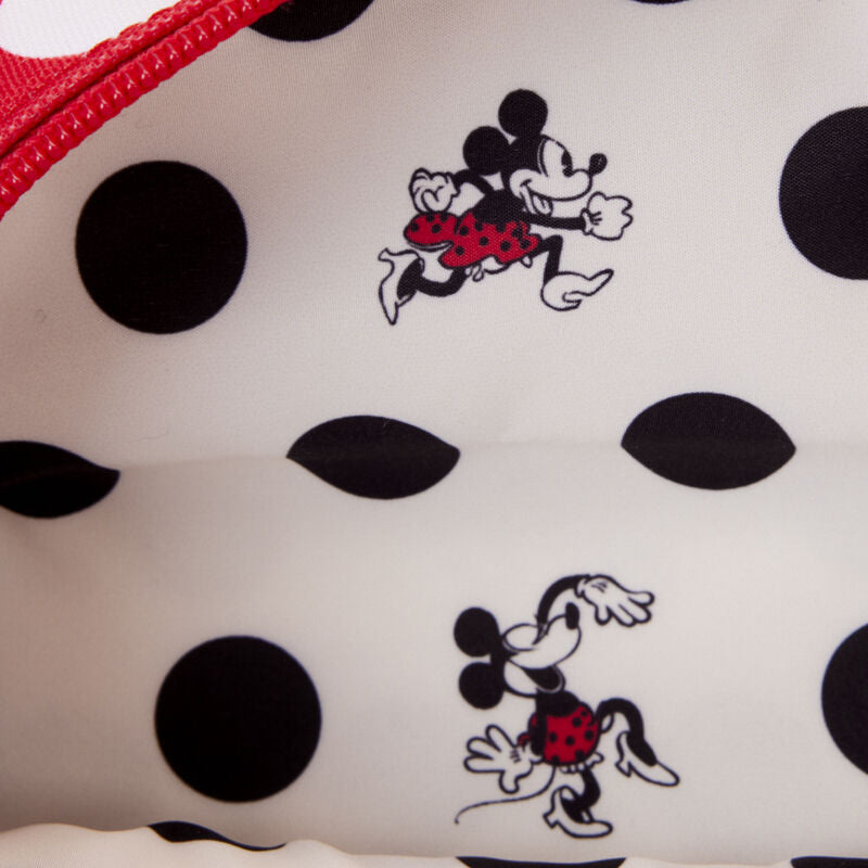 Loungefly x Disney: Minnie Mouse Rocks the Dots Nylon Passport Bag