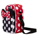 Loungefly x Disney: Minnie Mouse Rocks the Dots Nylon Passport Bag