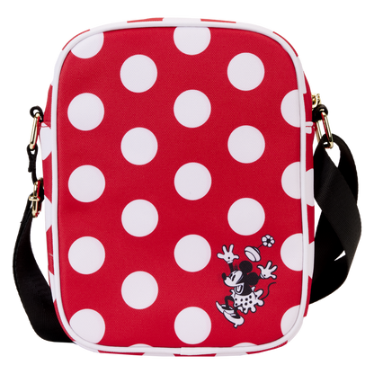 Loungefly x Disney: Minnie Mouse Rocks the Dots Nylon Passport Bag