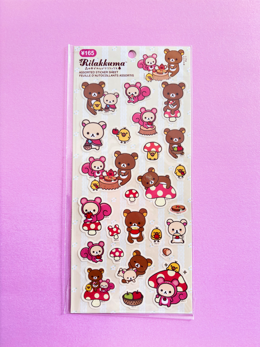 Rilakkuma Forest Stickers