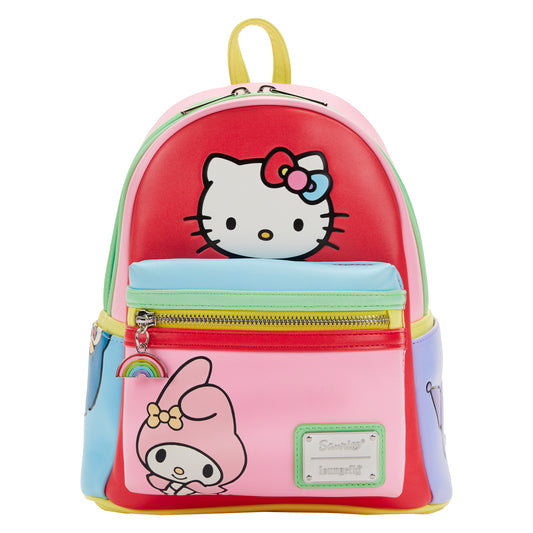 Loungefly x Sanrio: Hello Kitty & Friends Color Block Mini Backpack