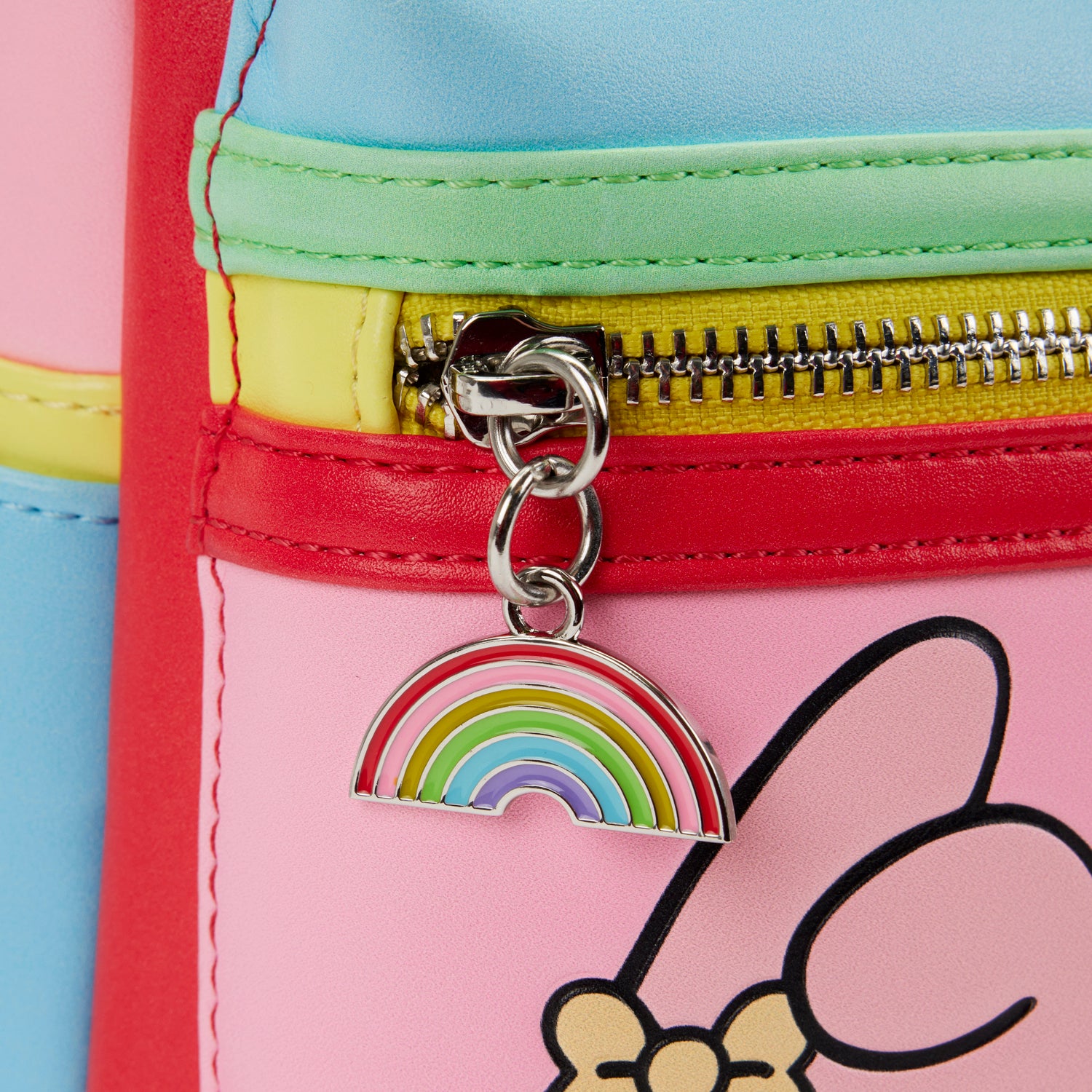 hello kitty and friends loungefly color-block mini backpack Hello Kitty and Friends Loungefly Color-Block Mini Backpack