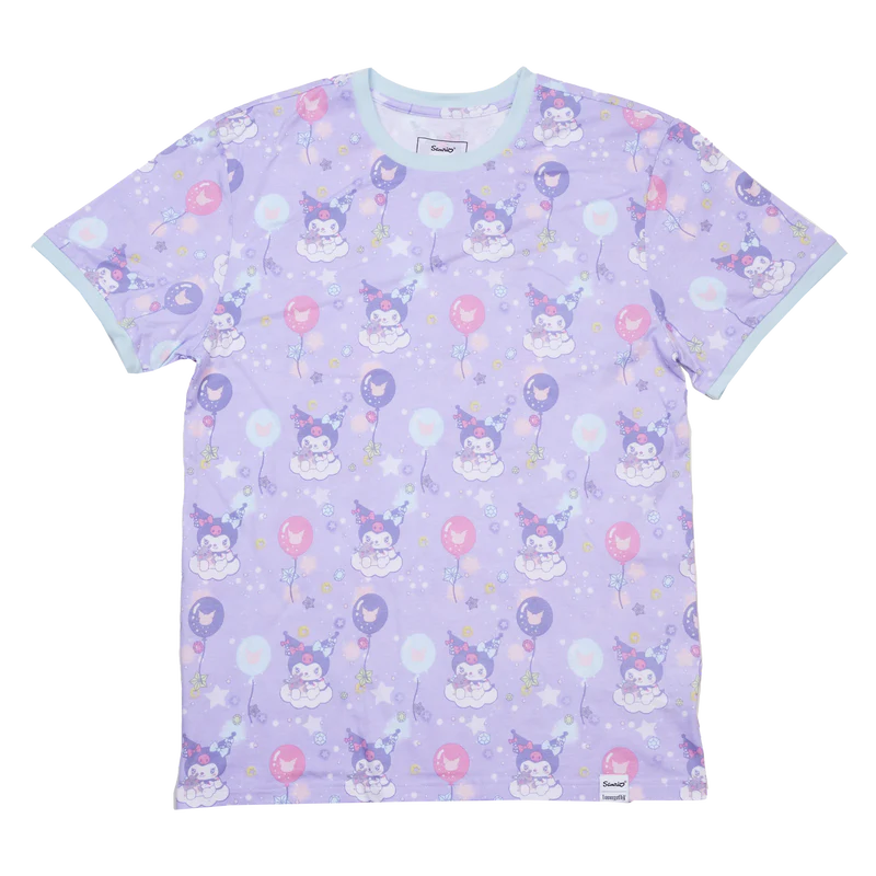 Sanrio Kuromi Carnival Unisex Ringer Tee Shirt