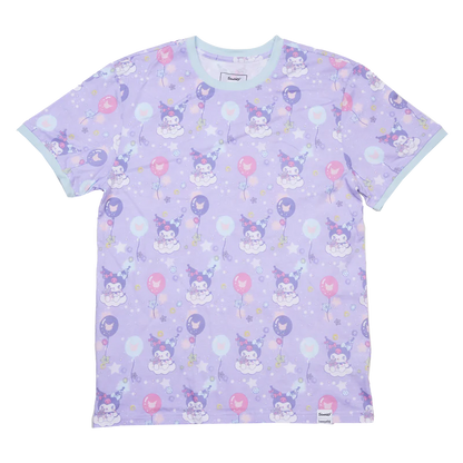 Sanrio Kuromi Carnival Unisex Ringer Tee Shirt