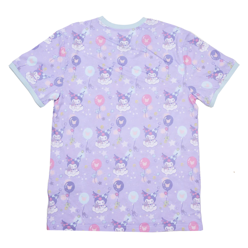 Sanrio Kuromi Carnival Unisex Ringer Tee Shirt