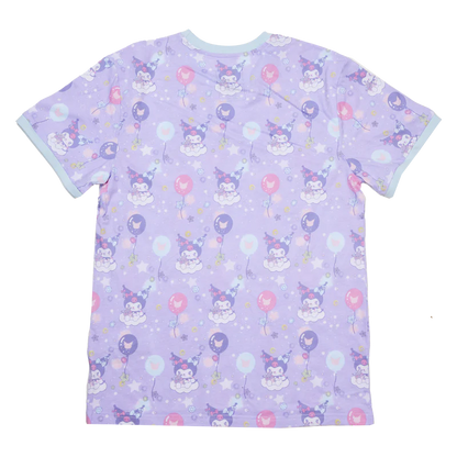Sanrio Kuromi Carnival Unisex Ringer Tee Shirt