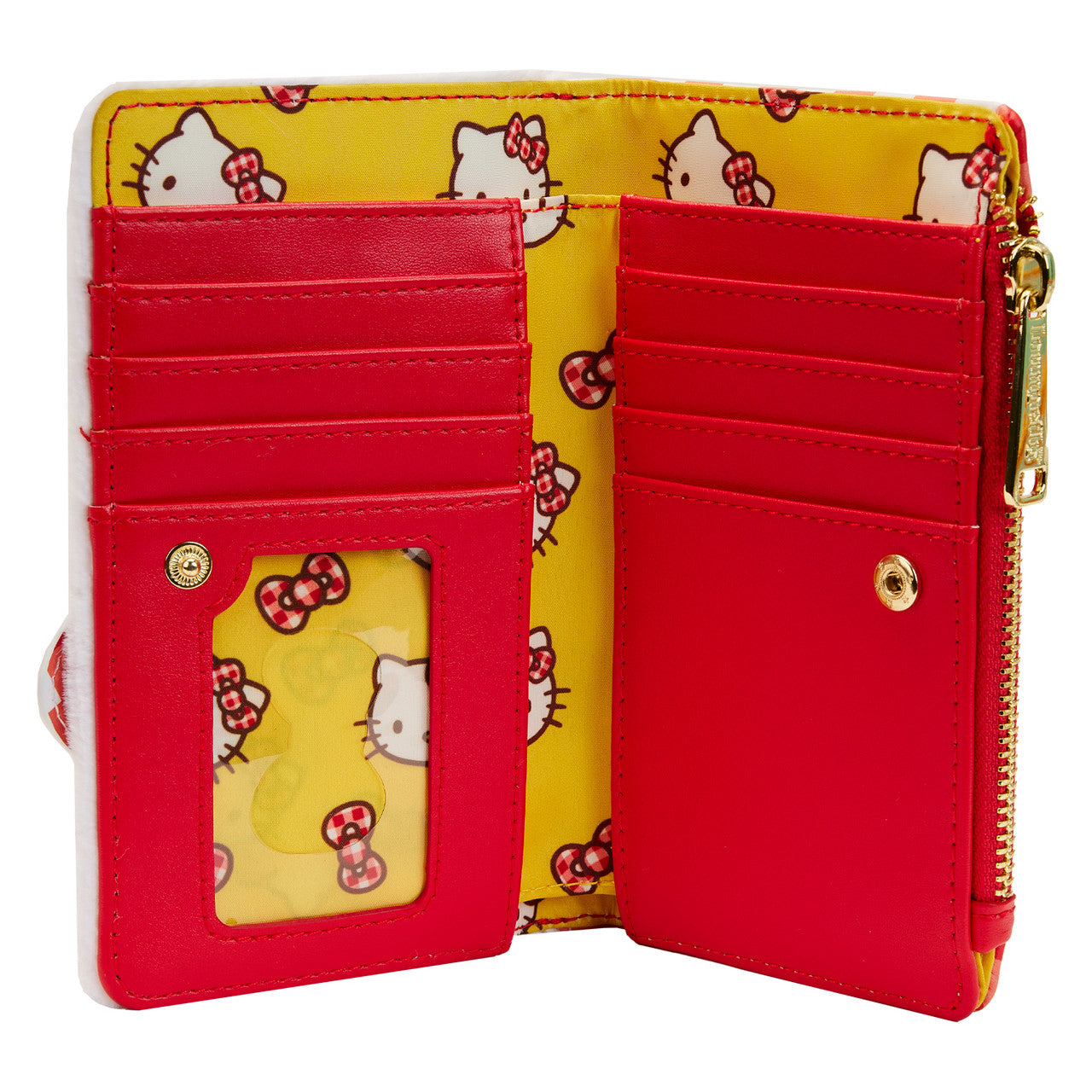 Sanrio Hello Kitty Gingham Cosplay Flap Wallet