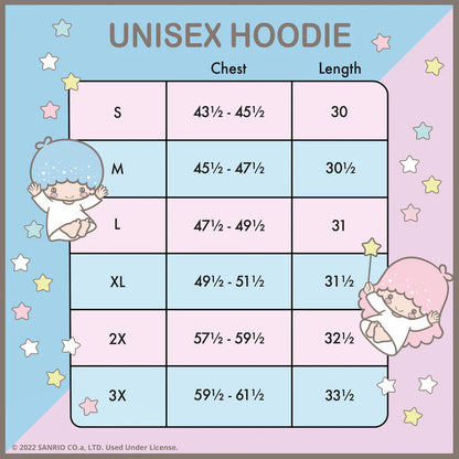 Sanrio Little Twin Stars Carnival Unisex Hoodie