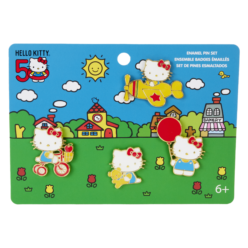 Hello Kitty 50th Anniversary 4 Pieces on cardboard display
