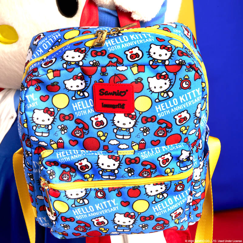 Loungefly x Sanrio: Hello Kitty 50th Anniversary Mini Backpack