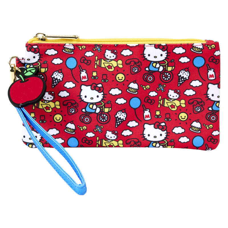 Loungefly x Sanrio: Hello Kitty 50th Anniversary Zipper Pouch Wristlet