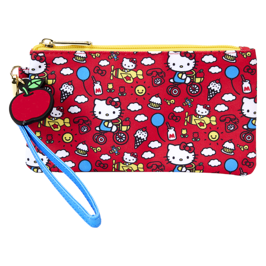 Sanrio Hello Kitty 50th Anniversary Zipper Pouch Wristlet