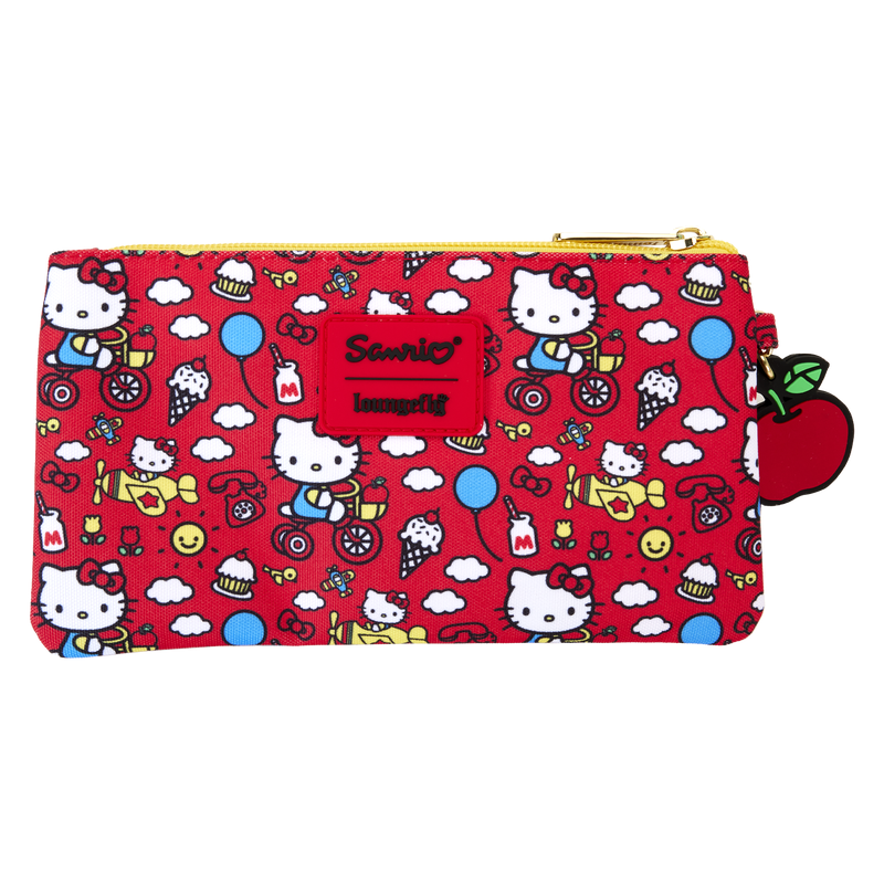 Loungefly x Sanrio: Hello Kitty 50th Anniversary Zipper Pouch Wristlet