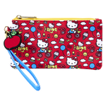 Loungefly x Sanrio: Hello Kitty 50th Anniversary Zipper Pouch Wristlet